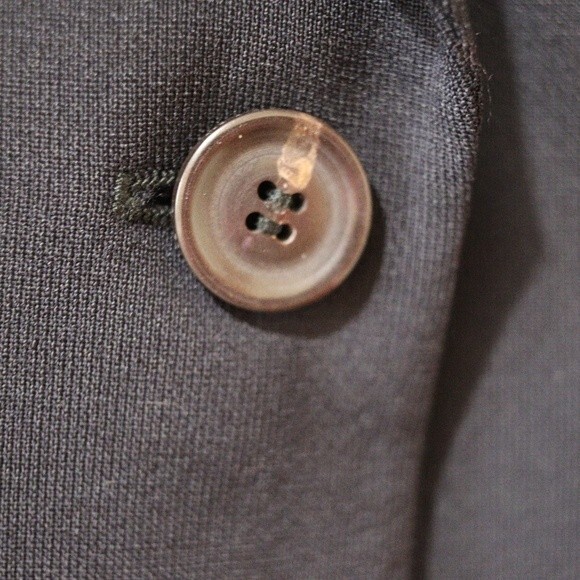 VESTIMENTA SPA Vintage Black Wool Pant Suit 3-Button Jacket Tailored 10 - Picture 3 of 16